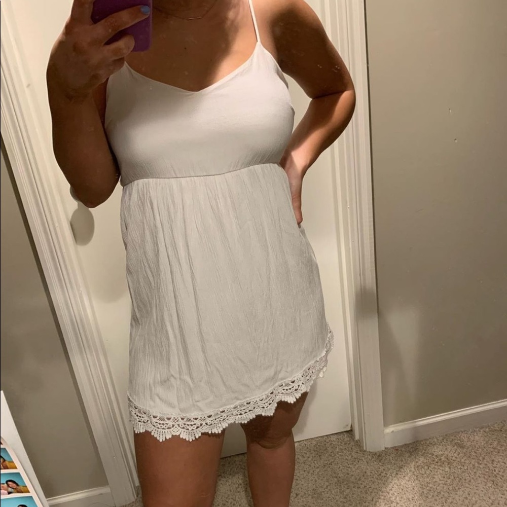 White mini dress from Tillys
